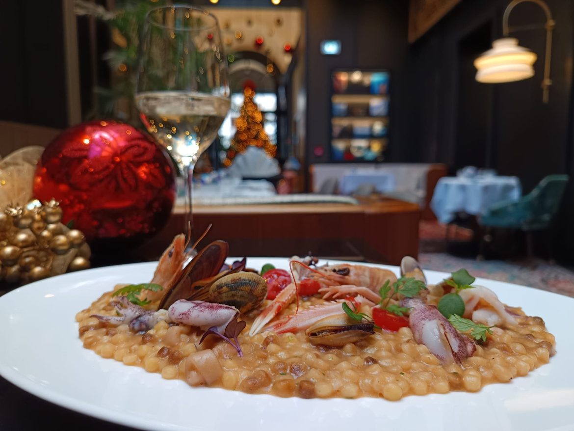 aquamarina, fregola alla pescatora capodanno