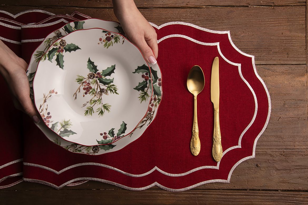 tavola di natale, vintage o giocosa 1