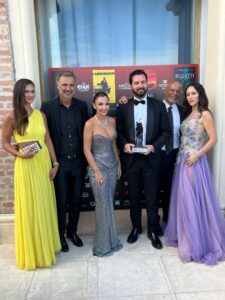 annie bezikian, beppe convertini, elettra lamborghini, andrea iervolino, giorgio armaroli, tatiana luter mostra del cinema venezia ph press 2