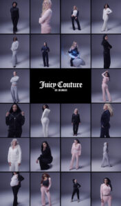 la tuta juicy couture torna protagonista e personalizzata