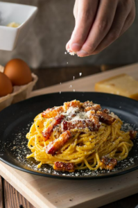 carbonara il segreto tech e glam per un piatto da 10 e lode