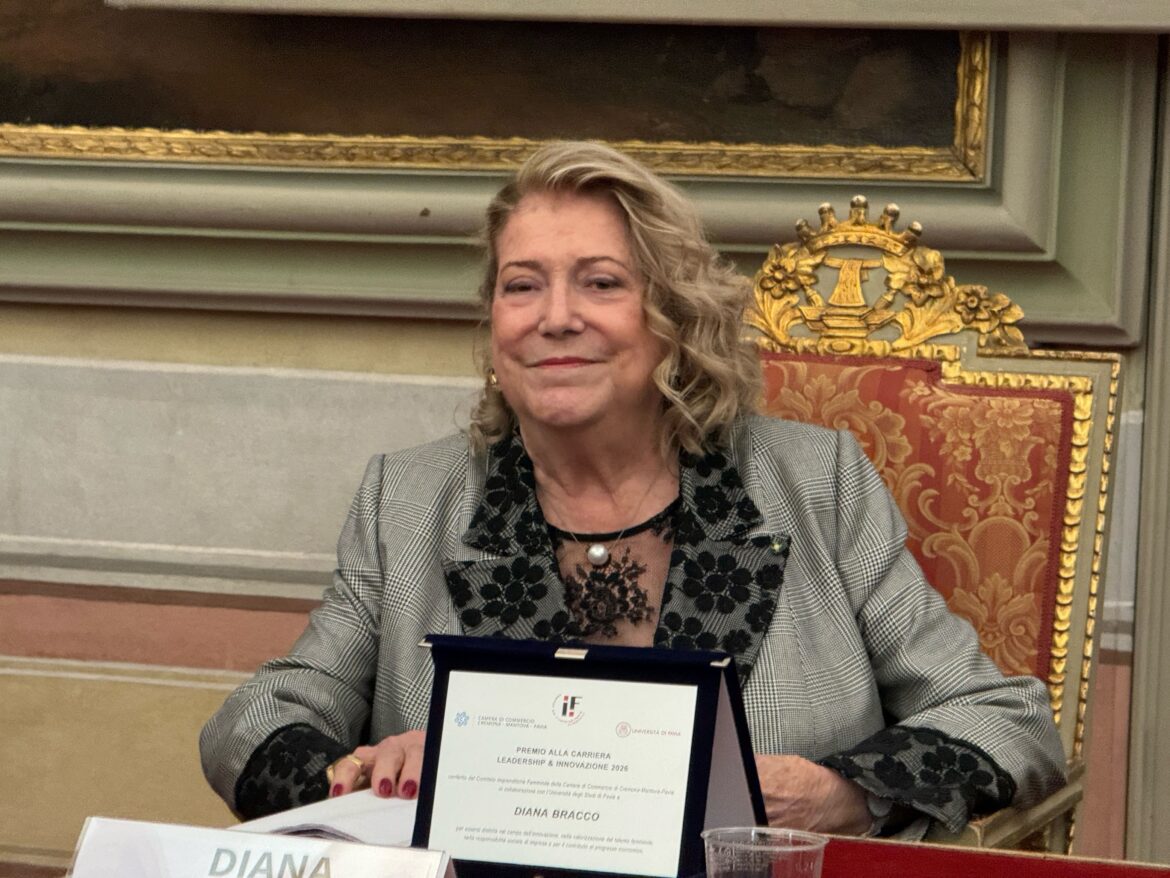 diana bracco premio alla carriera leadership & innovazione ph press