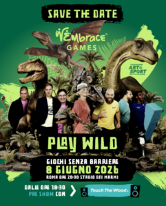 bebe vio trasforma roma i wembrace games diventano wild